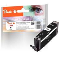 PEACH kompatibilní cartridge Canon CLI-581, black, 5,6ml