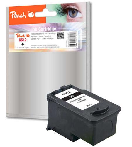 PEACH kompatibilní cartridge Canon PG-512, Black,