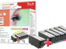 PEACH kompatibilní cartridge Canon PGI-520/CLI-521 MultiPack Plus, 3xBlack, Cyan, Magenta,  Yellow, 2x19ml, 4x10 ml