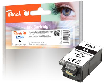 PEACH kompatibilní cartridge Epson 266 black,