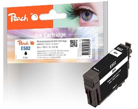 PEACH kompatibilní cartridge Epson 502 black,