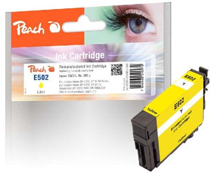 PEACH kompatibilní cartridge Epson 502 yellow,