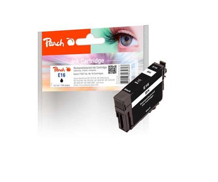 PEACH kompatibilní cartridge Epson No 16, black,