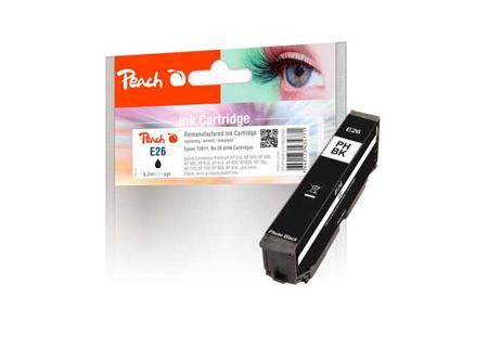 PEACH kompatibilní cartridge Epson No 26, black,