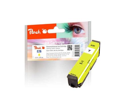 PEACH kompatibilní cartridge Epson No 26, yellow,