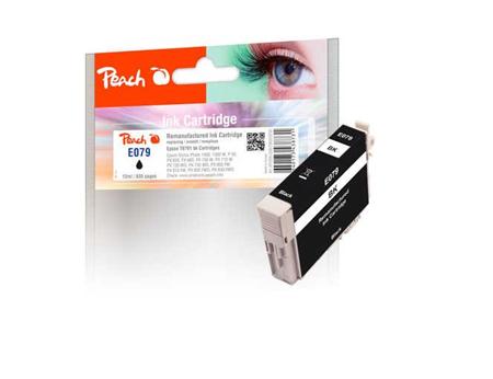 PEACH kompatibilní cartridge Epson T0791, black,