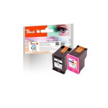 PEACH kompatibilní cartridge HP F6U66AE, F6U65AE, No 302 MultiPack, black, colour