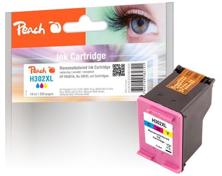 PEACH kompatibilní cartridge HP F6U67A, No 302,