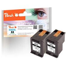 PEACH kompatibilní cartridge HP F6U68A, No 302XL TwinPack, 2x black