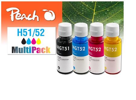 PEACH kompatibilní cartridge HP GT51, GT52,