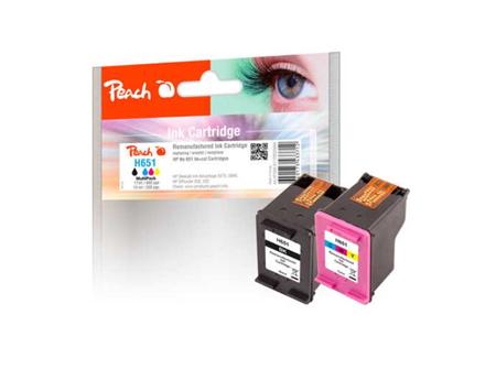 PEACH kompatibilní cartridge HP No 651 MultiPack,