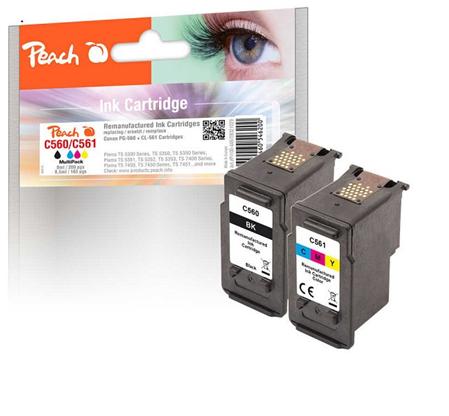 PEACH kompatibilní cartridge HP PG-560BK,