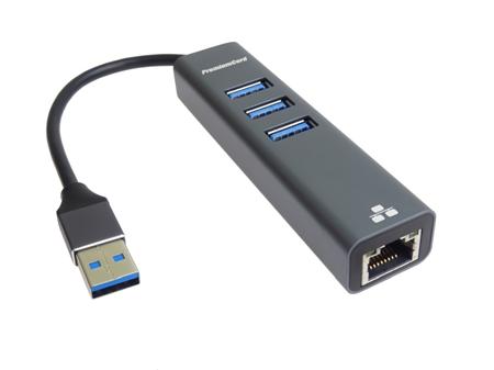 PremiumCord adaptér USB3.0 -> LAN RJ45 ETHERNET