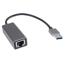 PremiumCord adaptér USB3.0 -> LAN RJ45 ETHERNET 10/100/1000 MBIT Aluminium