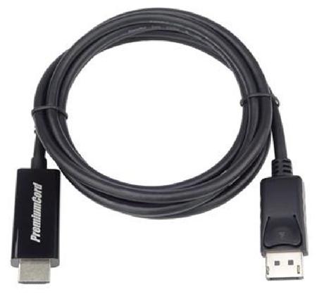 PremiumCord DisplayPort 1.2 na HDMI 2.0 kabel pro