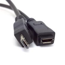 PremiumCord Kabel prodlužovací micro USB 2.0 male-female, černý 3m