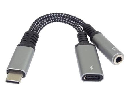 PremiumCord Redukce USB-C /3,5mm jack s DAC