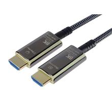 PremiumCord Ultra High Speed HDMI 2.1 optický fiber kabel 8K@60Hz,zlacené 15m