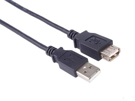 PremiumCord USB 2.0 kabel prodlužovací, A-A, 1m