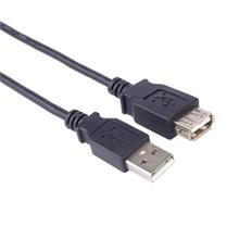 PremiumCord USB 2.0 kabel prodlužovací, A-A, 3m, černý