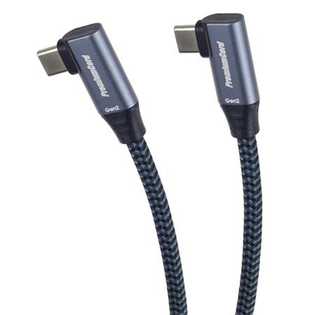 PremiumCord USB-C 2x zahnutý kabel ( USB 3.2 GEN