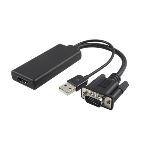 PremiumCord VGA+audio elektronický konvertor na