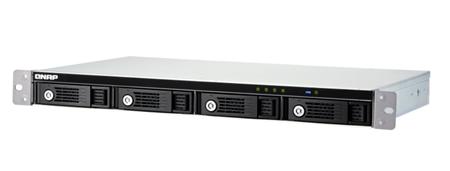 QNAP 4-bay 1U 12" short-depth rackmount 3.5" SATA