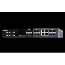 QNAP QSW-M1204-4C: 12x 10G port SFP+ (8x SFP+ a 4x kombinované SFP+ / RJ-45)