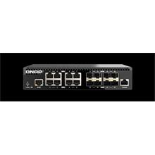 QNAP řízený switch QSW-M3216R-8S8T (8x 10GbE porty + 8x 10G SFP+ porty, poloviční šířka)