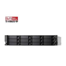 QNAP TS-h1886XU-RP-R2-D1622-32G (Xeon 3,2GHz, ZFS, 32GB ECC RAM, 12x3,5"+6x2,5", 4xGbE,2x10GbE SFP+)