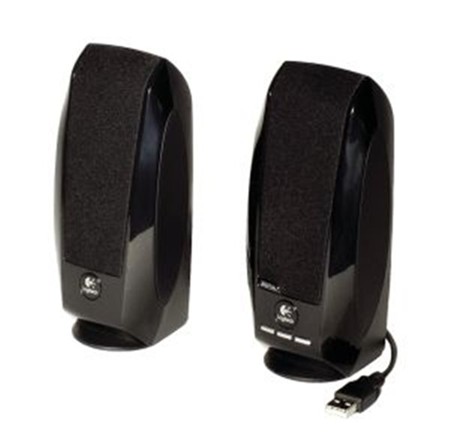 repro LOGITECH S150 Black OEM, černé,USB