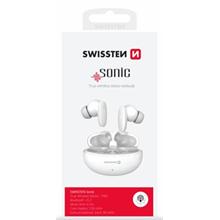 SWISSTEN BLUETOOTH TWS SLUCHÁTKA SONIC BÍLÁ