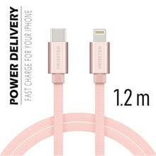 SWISSTEN DATA CABLE USB-C / LIGHTNING TEXTILE