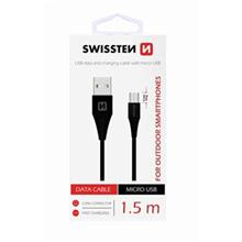 SWISSTEN DATA CABLE USB / MICRO USB 1,5 M ČERNÝ