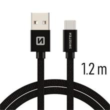 SWISSTEN DATA CABLE USB / USB-C TEXTILE 1,2M