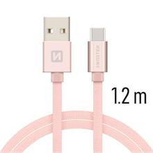 SWISSTEN DATA CABLE USB / USB-C TEXTILE 1,2M