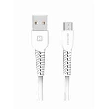 SWISSTEN DATOVÝ KABEL USB / MICRO USB 1,0 M BÍLÝ