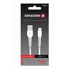 SWISSTEN DATOVÝ KABEL USB / USB-C 1,0 M