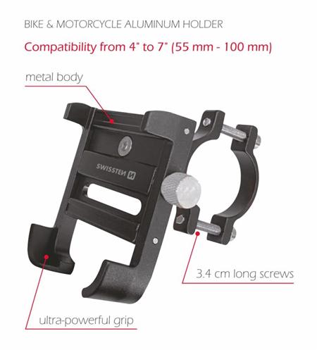 SWISSTEN DRŽÁK NA KOLO/MOTORKU