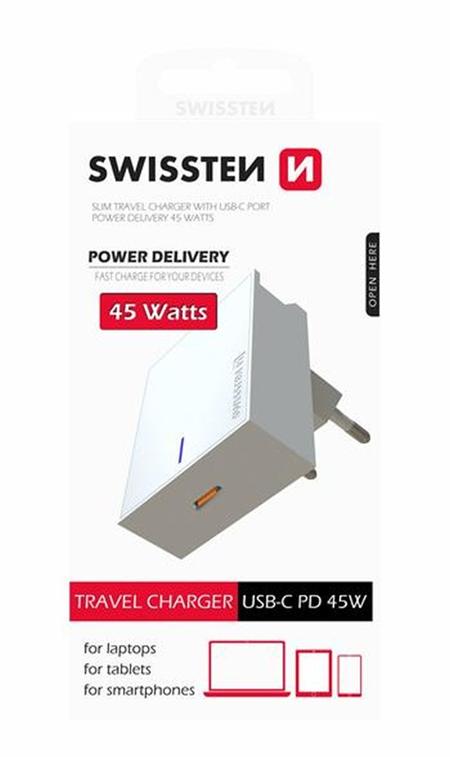 SWISSTEN SÍŤOVÝ ADAPTÉR PD3.0 45W