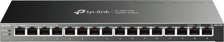 TP-Link TL-SG116P Switch, 16xGLAN, PoE+,