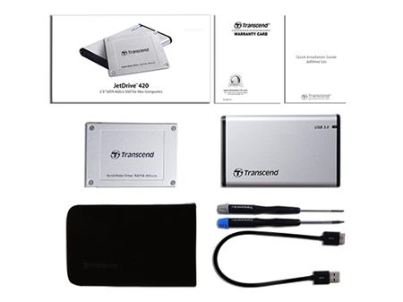 Transcend 480GB, Apple JetDrive 420 SSD, SATA3,