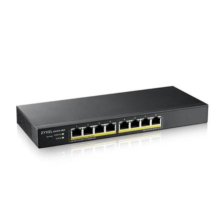 Zyxel GS1915-8EP, 8-port GbE PoE Smart hybrid