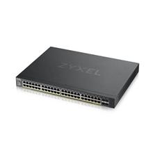 Zyxel XGS1930-52HP, 52 Port Smart Managed PoE Switch, 48x Gigabit PoE and 4x 10G SFP+, hybird mode, standalone or Nebul